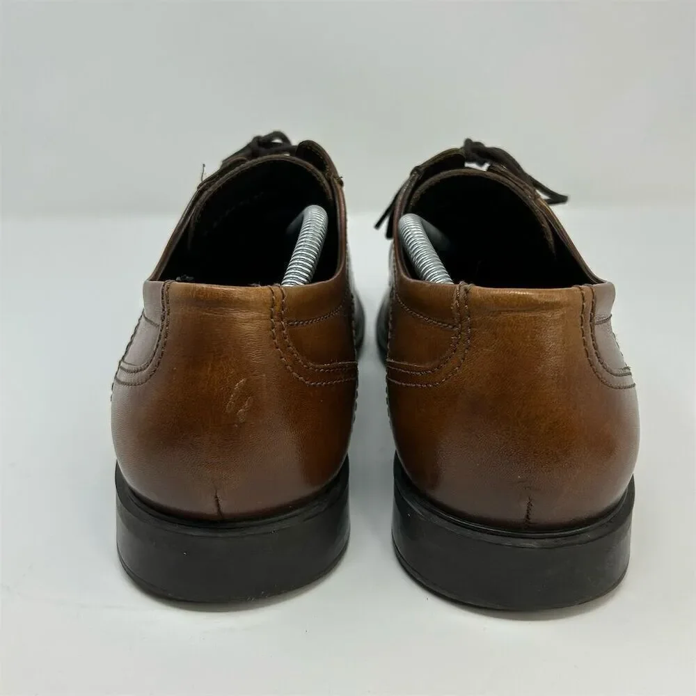 MEPHISTO Men's Brown Leather Oxford Shoes Size 11 Lace Up Dress Classic